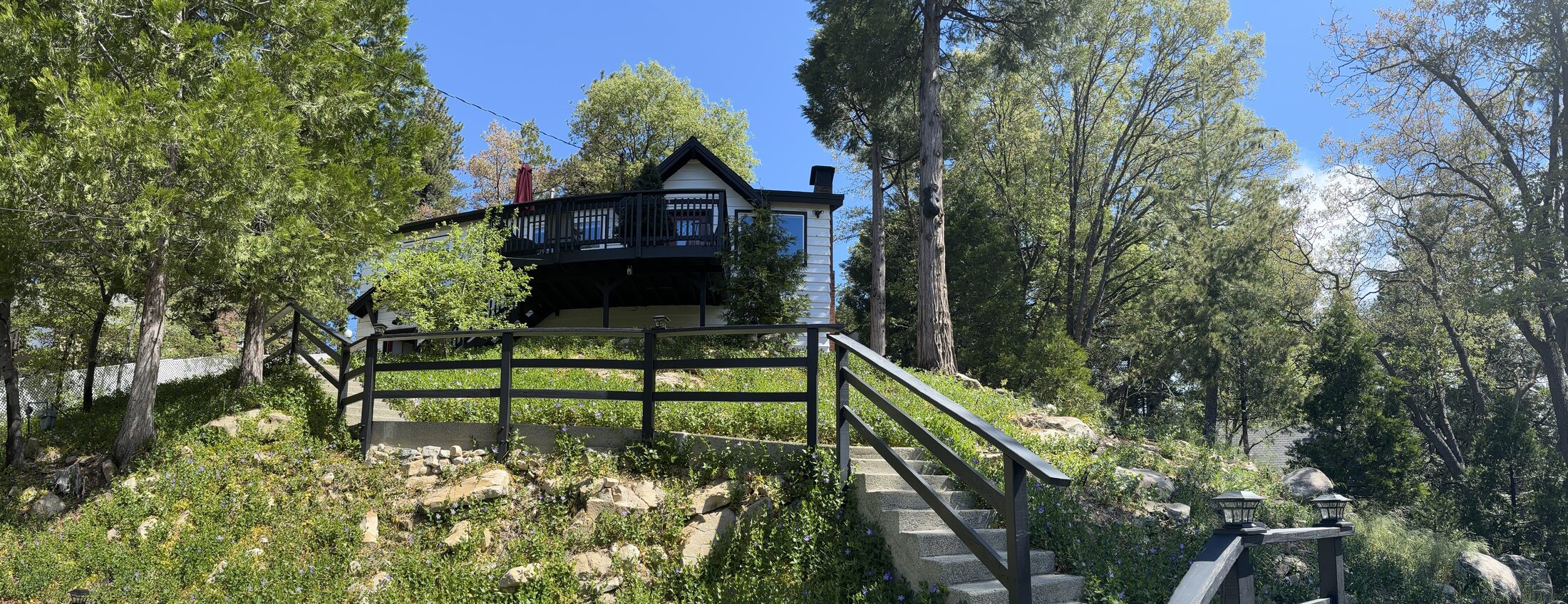 Panoramic house view